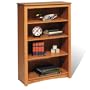 Oak Four Shelf Bookcase 48"H Oak
