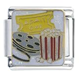 Pugster Enamel Paint Film Fun Stainless Steel Hobby Hobbies Theme Italian Charm Link