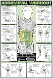 Abdominal Workout 24 X 36 Laminated Chart