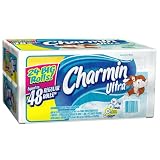 Charmin Ultra Bathroom Tissue, 24 Big Rolls (Six 4-Roll Packs), 200 2-Ply Sheets per Roll