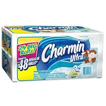 Charmin Ultra Bathroom Tissue, 24 Big Rolls (Six 4-Roll Packs), 200 2-Ply Sheets per Roll