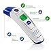 [FDA & CE Approved]Morpilot® Digital Thermometer Forehead & Eardrum Dual Mode for Adult and Child Medical Quality Fast 1 second and Accurate measurement 20 Memory Recall Safe and Hygienic(Blue)