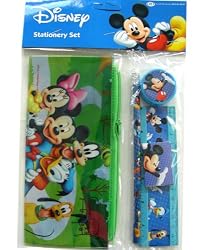 Disney Mickey & Friends Stationery Supplies Set - 5 pcs Discount Value Pack