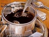 Un Piccolo Caffe FINEST BRAND CANVAS Print With Added Heavy BRUSHSTROKES Elizabeth Espin 16x12
