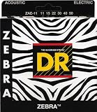 DR Strings Zebra - Acoustic-Electric Round Core 11-50