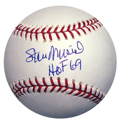 Stan Musial Autographed MLB Baseball with HOF Inscription