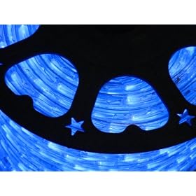 150Ft Rope Lights; 3Wires Neon Blue LED Rope Light Kit; Christmas Lighting; outdoor rope... by DiodeArt