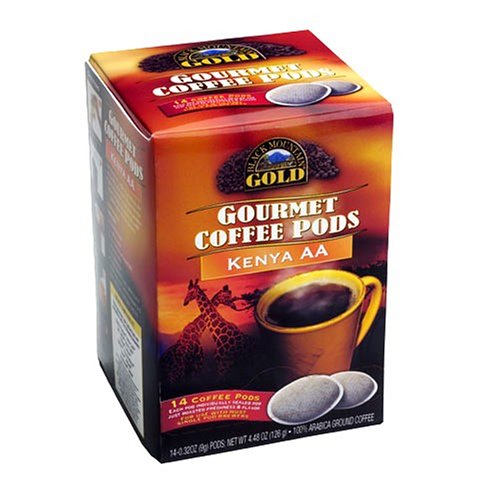 Black Mountain Gold Gourmet Coffee Pods - Kenya AA - 28-pc