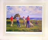 FORE GOLFING PRINT SINGED LIMITED EDITION JONAS 27 x 23