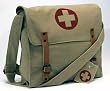 Vintage Khaki Medic Bag with Brown Star