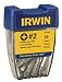 Irwin 357320 #2 Phillips Bit Tip, 20 Pack