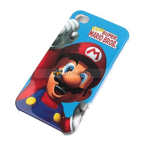 Super Mario iPhone 4 Case, (back Protector plastic case)