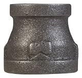 Mueller Industries 521-328BC Malleable Reducing Coupling 4x2 - Black