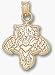 Florida Panthers "Cat Logo" 5/8" Pendant - 14KT Gold Jewelry