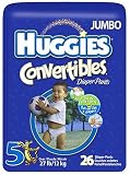 Huggies Convertibles Diaper-Pants Step 5, Jumbo Pack, 26 Diaper-Pants