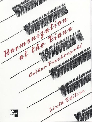 Harmonization at the Piano by Arthur Frackenpohl Published by Wm. C. Brown Publishers 6th (sixth) edition (1990) Spiral-bound