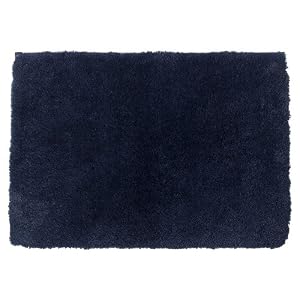 Modern Home Bath Rug- Work Blue 17x24