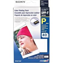 Sony 4 Inch x 6 Inch Printer Paper with Snap-Off Edges, 40 Count (SVMF40P)