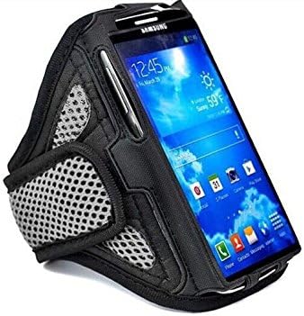 Archie Benson Sports Armband for iPhone 6 Plus, Samsung Galaxy Note 4 / 3 / 2, Droid Turbo and LG G3 - Workout Running (Compatible with Cellphones up to 5.7 Inch) (gray)