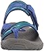 Skechers Women's Reggae-Brush Strokes Toe Ring Sandal, Blue/Green, 7 M US