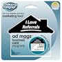 MagnaCard  'I Love Referrals' Advertising Magnets, 25 Pack (BAM51-25)
