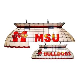 Mississippi State Pool Table Lamp
