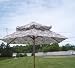 2 Tier Patio Shade Umbrella 8 Feet