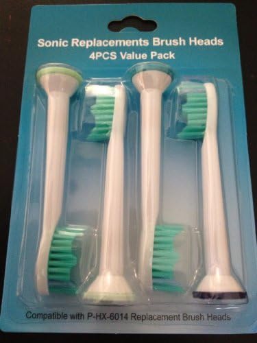 8 PCS Generic Philips Compatible Toothbrush Replacement Heads Sonicare P-HX-6014 by AplustoreCare