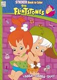  : The Flintstones Sticker Book to Color: Yabba-Dabba-Duo! with Sticker