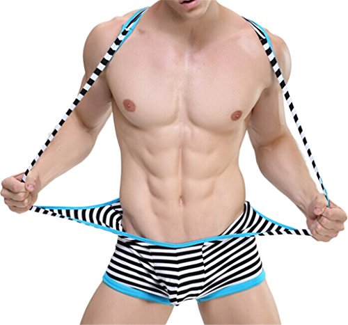 iYunyi Mens Back Open Strip Sexy Lingerie Bodysuit Wrestling Singlet Struggles