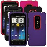 GTMax Hard Rubber Protector Cover Cases ( Black, Hot Pink, Purple ) For Spr ....