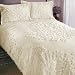 Ivory Magnolia Bedspread - King