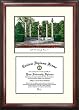 Ball State University Scholar Scholar Mahogany Framed Lithograph w/Diploma Opening