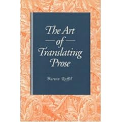 The Art of Translating Prose