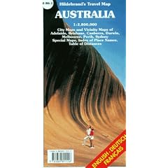 Hildebrand's Urlaubskarten; Hildebrand's Travel Maps, Nr.86, Australien: Australia (Hildebrand Travel Map)