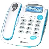 Southern Telecom Rubberized Caller ID Speakerphone - Blue (EM-2647R)
