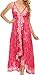 Sakkas Neyva Long Handkerchief Hem Embroidered Dyed Spaghetti Strap Batik Dress