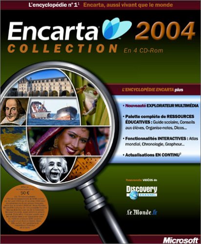 Childrens Toyshop  Logiciels : Encarta Collection 2004 CD (encyclopédie, atlas, guide scolaire, cours d'anglais)