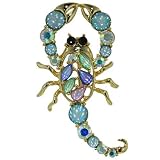 Pugster Gold Plated Scorpion Animal Brooches Pin