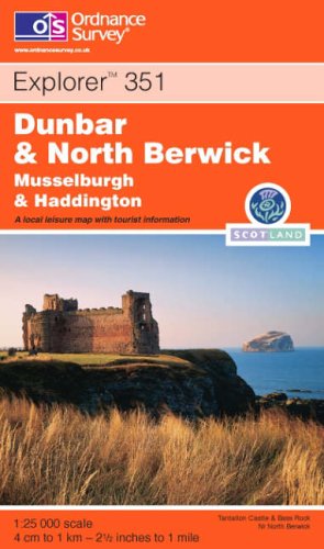 City Travel Guides Discounted  Livres : Carte de randonnée : Dunbar & North Berwick
