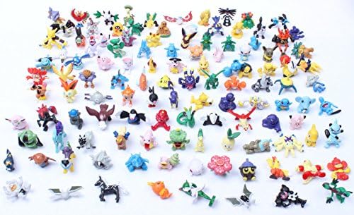 Hyacinther PVC Lots 72pcs Pokeman Toys Mini Action Figures Toys 2-3cm Size Gifts Cake Topper At Random