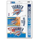 Oklahoma City Thunder Official Logo 11"x17" Ultra Decal Window Cling Set