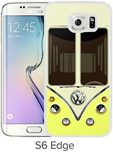 vw bus Samsung Galaxy S6 Edge White Phone Case Personalized CHG CASE