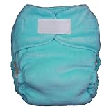 Thirsties Fab Fitted Cloth Diaper - Aqua, X-Small (6-12 lbs)