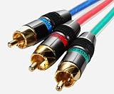 Mediabridge - Premium Component Video Cable - 6ft - Gold Plated Pro Grade RCA Connectors