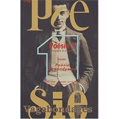 Po�sie 1 - Vagabondages, num�ro 25 : po�sie et dandysme
