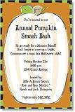 Jack O'Lantern Halloween Invitations
