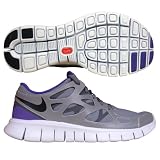 NIKE(ナイキ) ランニングシューズ メンズスニーカー ナイキ フリー ラン +2 シールド クールグレー/ブラック/パープル