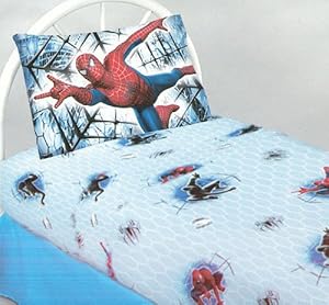 4 Pieces Marvel Spiderman Sheet Set Full Size 4 Pieces Marvel Spiderman Sheet Set Full Size