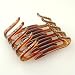 Apparel : Merle Golden Amber - Cubitas Avignon Collection (Made in France, Swarovski Crystals, Hair comb)